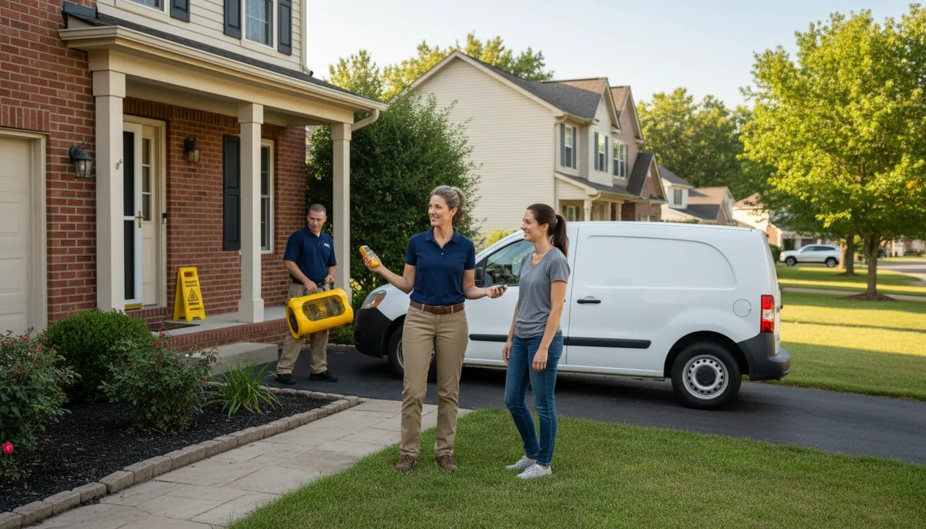 Residential water damage restoration in Ringtown, PA